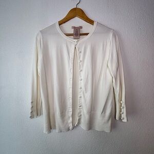 Philosophy Button Front Cardigan Sweater
